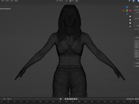 Cobie Smulders 3D Model