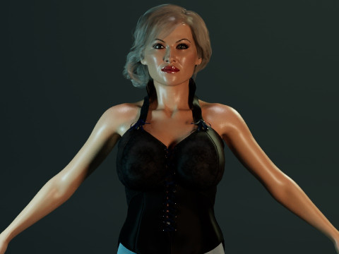 Pamela Anderson Modelo 3D