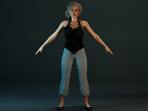 Pamela Anderson Modelo 3D