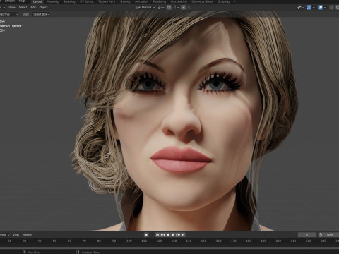 Pamela Anderson Modelo 3D
