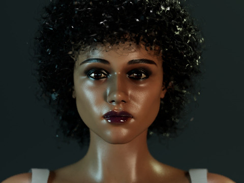 Nathalie Emmanuel 3D 模型