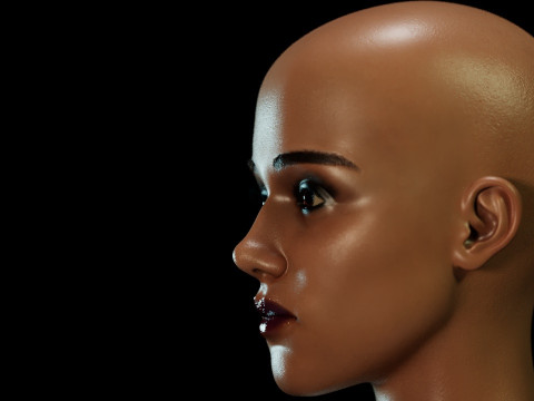Nathalie Emmanuel 3D 모델