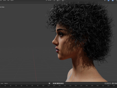 Nathalie Emmanuel 3D 모델