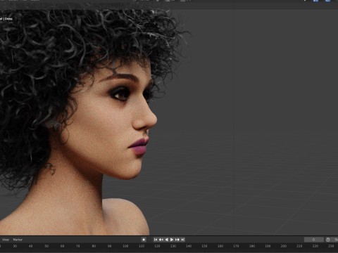 Nathalie Emmanuel 3D 모델