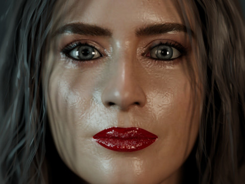Emily Blunt Model 3D