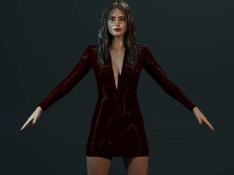 Emily Blunt Model 3D