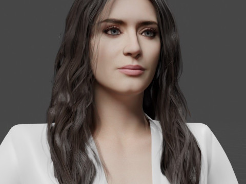 Emily Blunt Model 3D