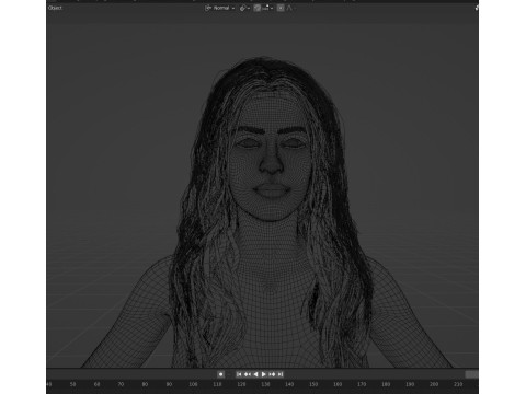 Emily Blunt Model 3D