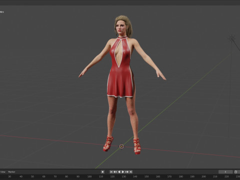 Blake Lively 3D 模型