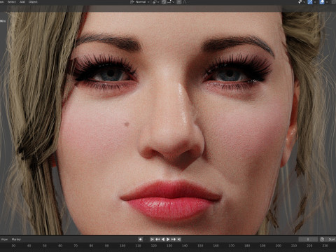 Blake Lively 3D 模型