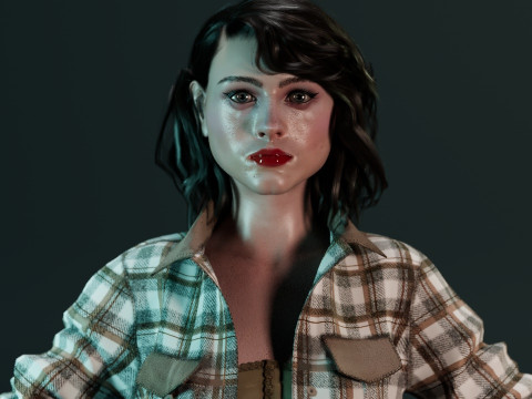 Nancy Wheeler Modelo 3D