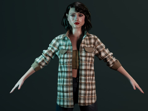 Nancy Wheeler Modelo 3D