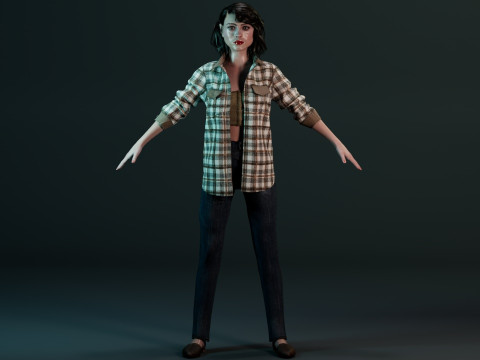 Nancy Wheeler Modelo 3D