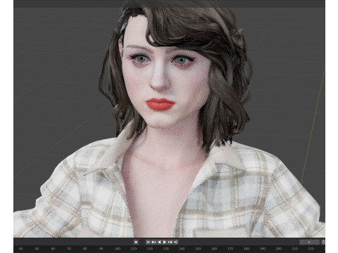 Nancy Wheeler Modelo 3D