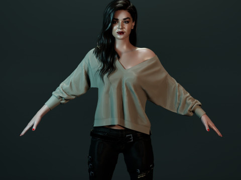 Hailee Steinfeld 3D 模型