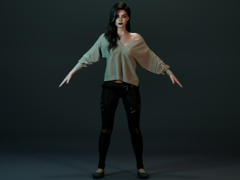 Hailee Steinfeld 3D 模型