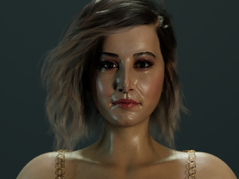 Ashley Tisdale 3D Model