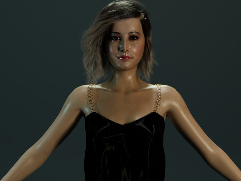 Ashley Tisdale 3D Model