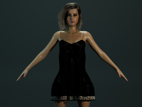 Ashley Tisdale 3D Model