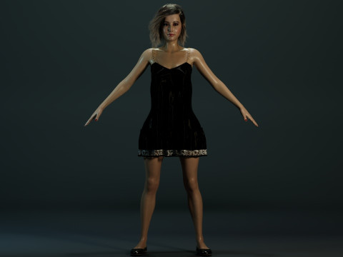 Ashley Tisdale 3D Model