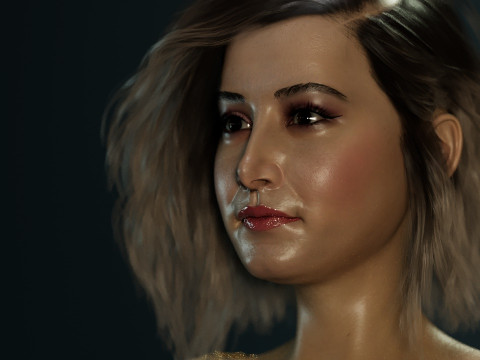 Ashley Tisdale 3D Model