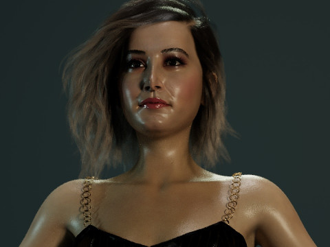 Ashley Tisdale 3D Model