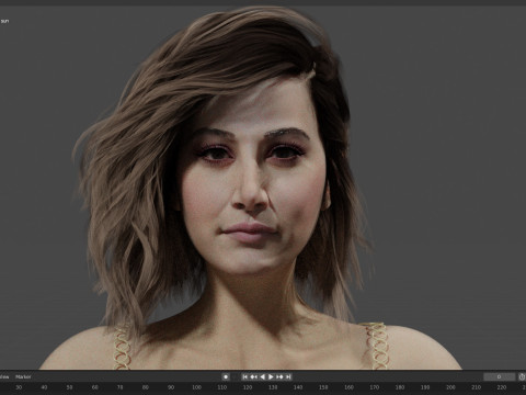Ashley Tisdale 3D Model