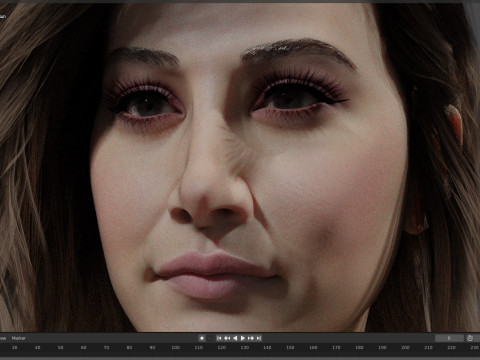 Ashley Tisdale 3D Model