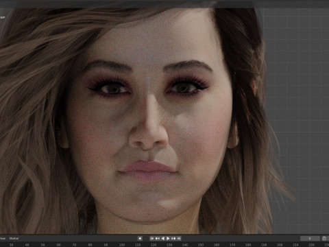Ashley Tisdale 3D Model