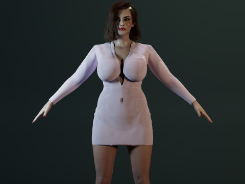 Christina Hendricks Modèle 3D