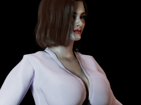 Christina Hendricks Modèle 3D