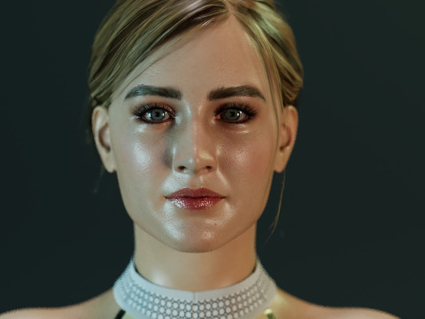 Saoirse Ronan 3D Model