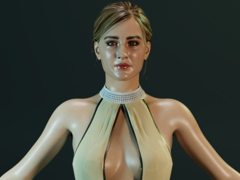 Saoirse Ronan Model 3D