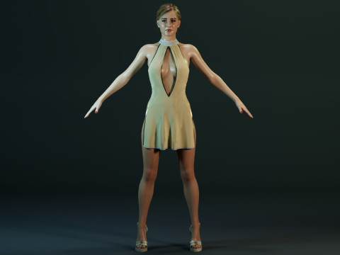 Saoirse Ronan Model 3D