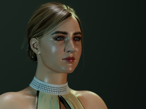 Saoirse Ronan Model 3D