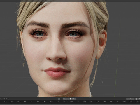 Saoirse Ronan Model 3D