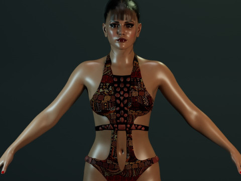 Eiza Gonzalez 3D 모델