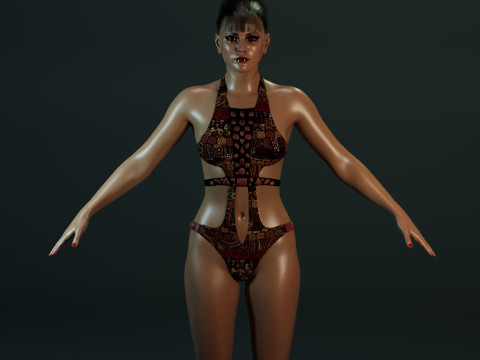 Eiza Gonzalez 3D 모델