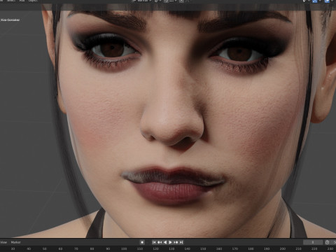 Eiza Gonzalez 3D 모델