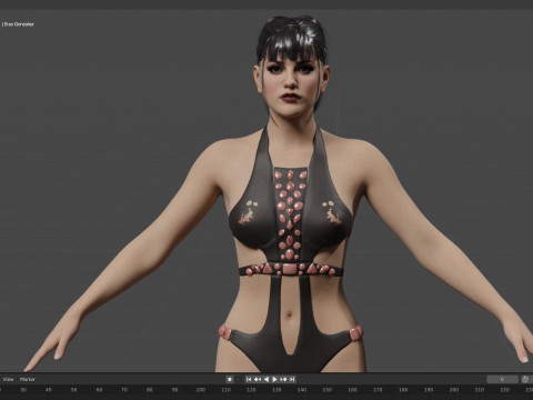 Eiza Gonzalez 3D 모델