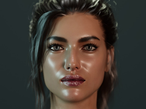 Irina Shayk 3D Model
