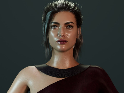 Irina Shayk Modelo 3D
