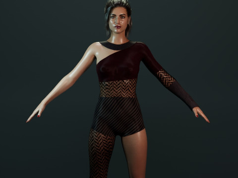Irina Shayk Modelo 3D