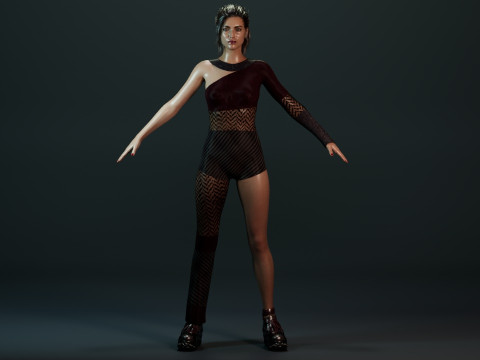 Irina Shayk Modelo 3D