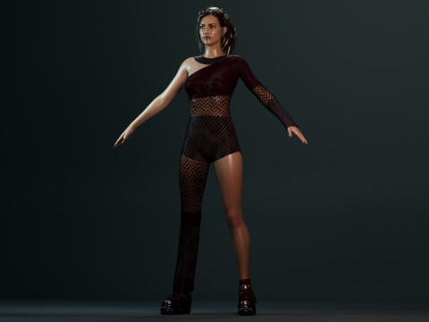 Irina Shayk Modelo 3D