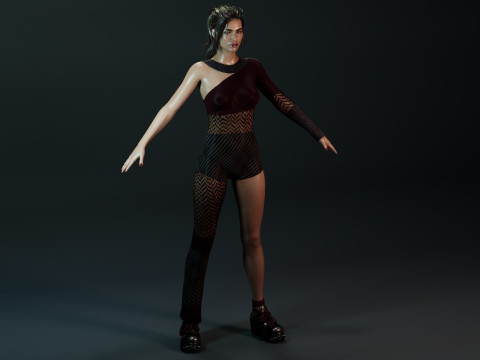 Irina Shayk Modelo 3D