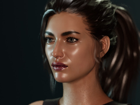 Irina Shayk Modelo 3D