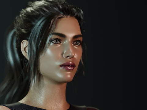 Irina Shayk Modelo 3D