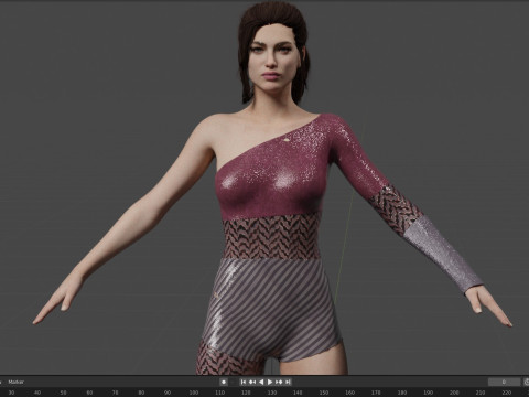 Irina Shayk Modelo 3D