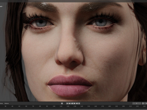 Irina Shayk Modelo 3D